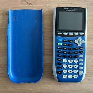 Texas Instruments TI-84 Plus C Silver Edition Graphing Calculator, Blue